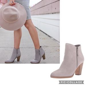 Cole Haan Grand OS “Hayes” Tan Suede Leather Booties